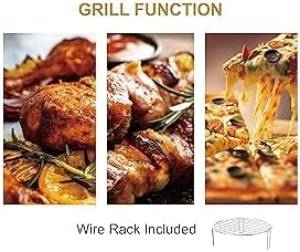 Emerson MWG1191SB 1.1 Cu. Ft. Microwave with Built-In Grill Function, 1100W Power, Stainless Steel, LED Timer Display, 11 Power Levels, 9 Preset Cooking Options, Removable Glass Turntable, Child Lock - Image 6