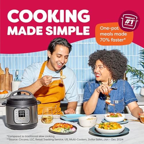 Instant Pot Duo 7-in-1 Mini Electric Pressure Cooker, Slow Rice Cooker, Steamer, Sauté, Yogurt Maker, Warmer & Sterilizer, Includes Free App with over 1900 Recipes, Stainless Steel, 3 Quart - Image 6