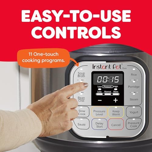 Instant Pot Duo 7-in-1 Mini Electric Pressure Cooker, Slow Rice Cooker, Steamer, Sauté, Yogurt Maker, Warmer & Sterilizer, Includes Free App with over 1900 Recipes, Stainless Steel, 3 Quart - Image 7